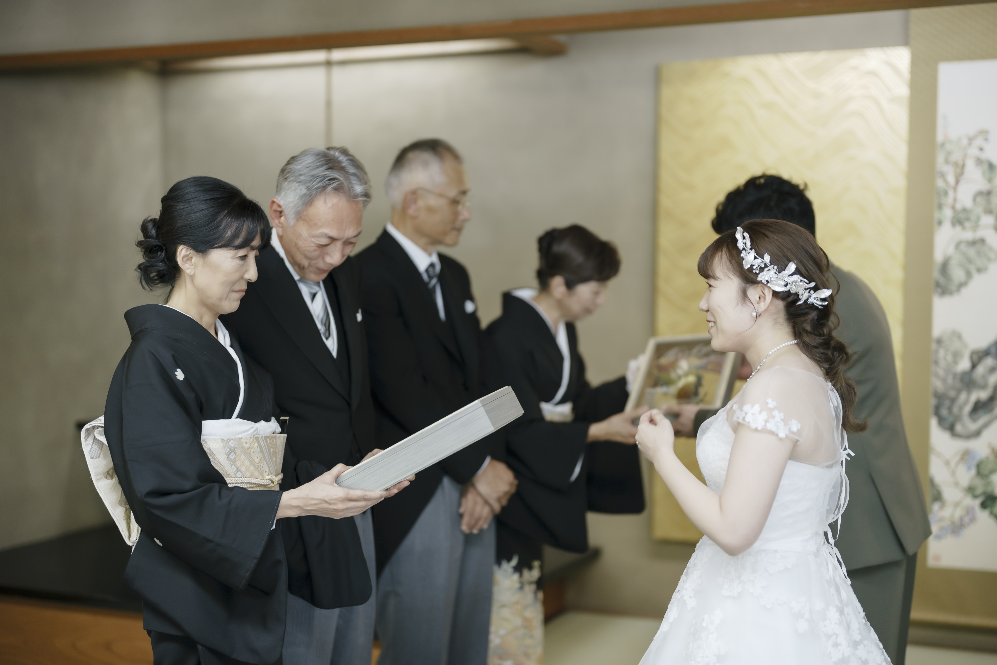 神社での結婚式の一日