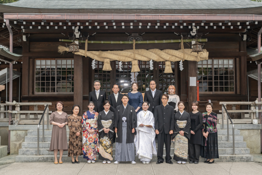 健軍神社での少人数挙式
