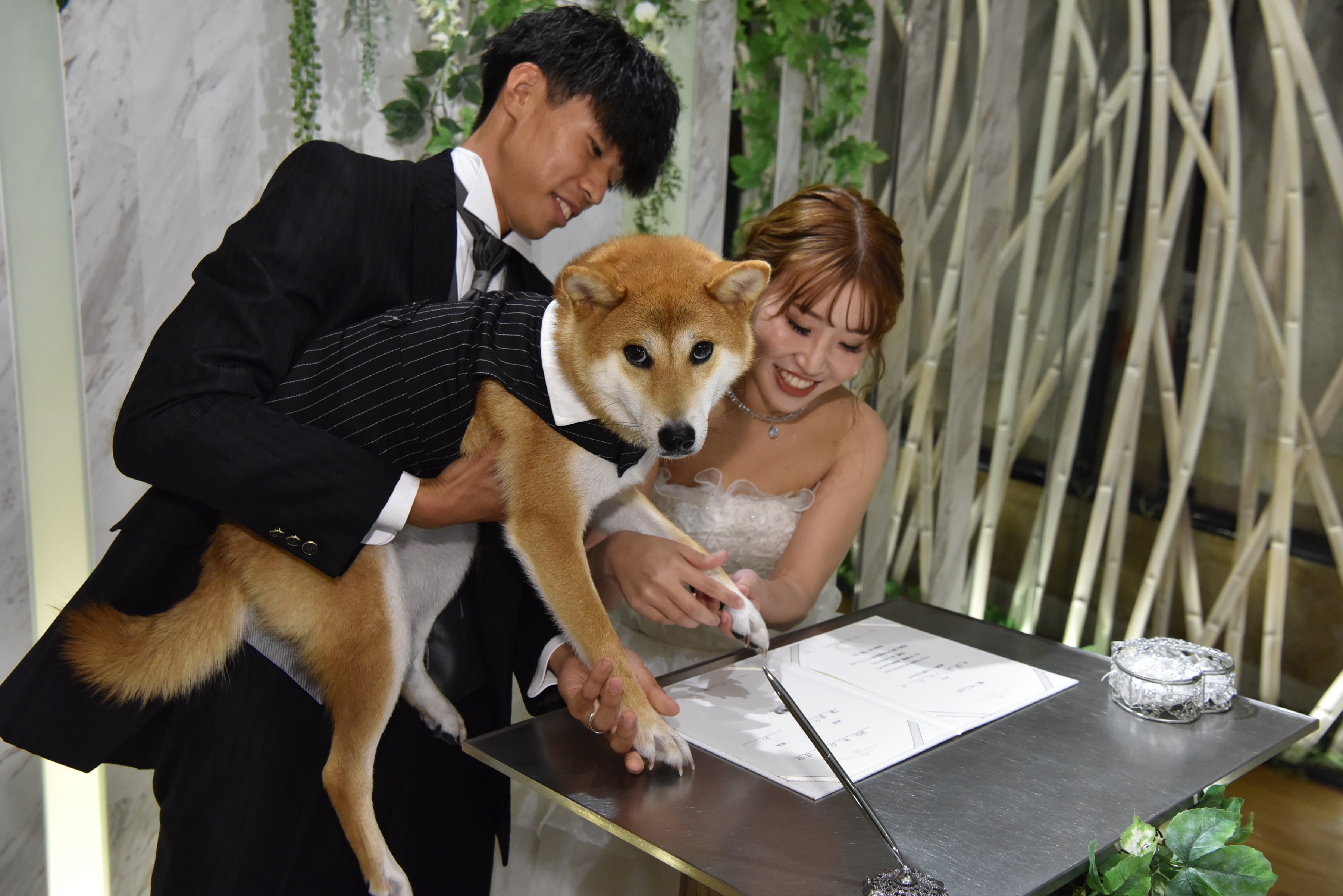 愛犬と行う結婚式Part1（挙式）
