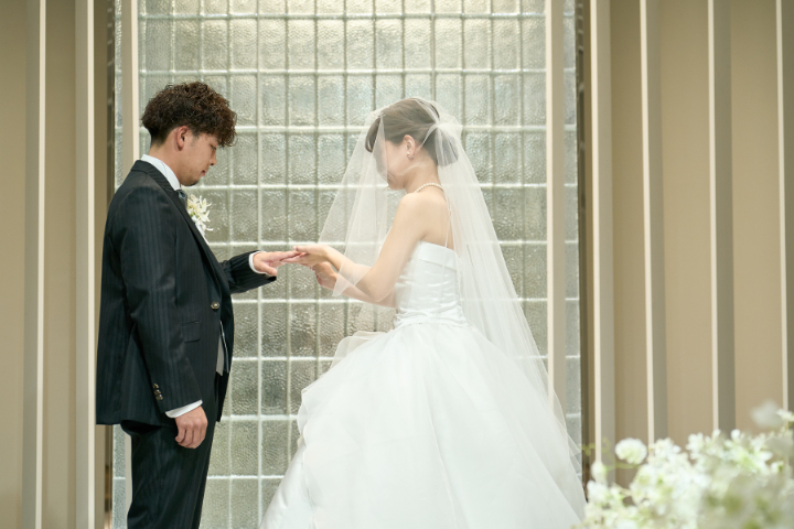 小さな結婚式熊本店　挙式レポート　No.６　ご家族式＋カラードレスフォト（挙式編）