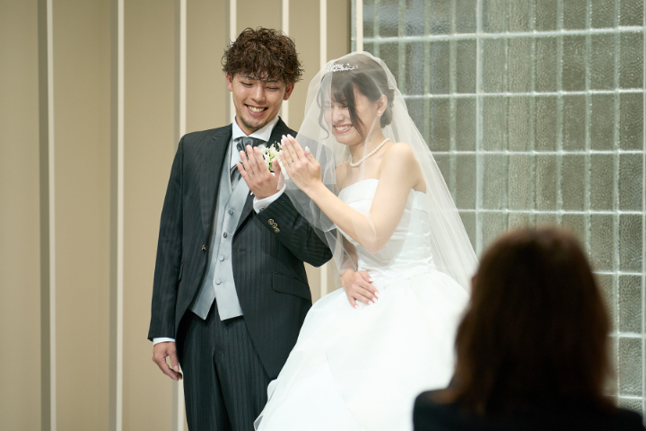 小さな結婚式熊本店　挙式レポート　No.６　ご家族式＋カラードレスフォト（挙式編）