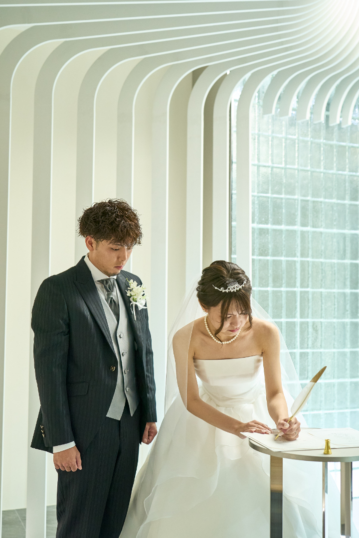 小さな結婚式熊本店　挙式レポート　No.６　ご家族式＋カラードレスフォト（挙式編）