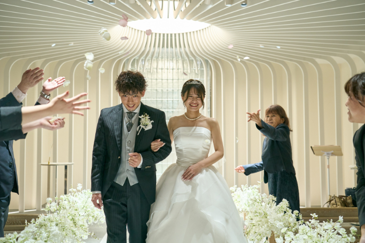 小さな結婚式熊本店　挙式レポート　No.６　ご家族式＋カラードレスフォト（挙式編）