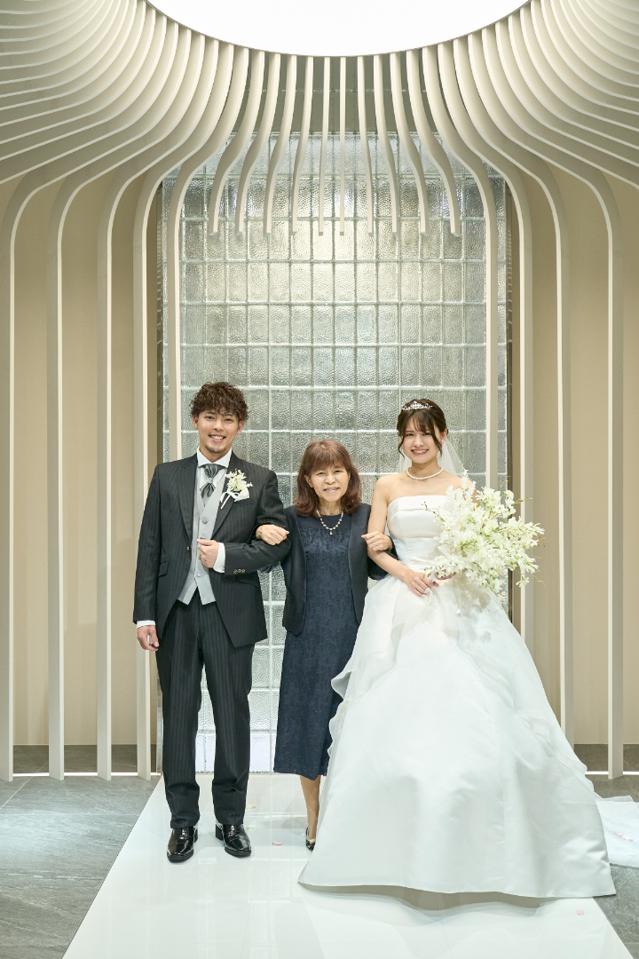 小さな結婚式熊本店　挙式レポート　No.６　ご家族式＋カラードレスフォト（挙式編）