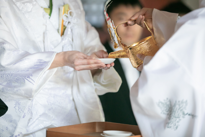 小さな結婚式熊本店　挙式レポート　No.1　藤崎八旛宮＆アシェット ドゥ キムラ会食（挙式編）