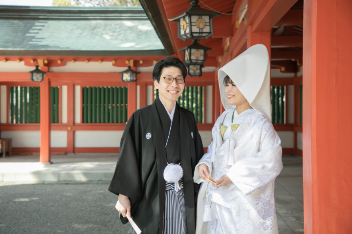 小さな結婚式熊本店　挙式レポート　No.２　藤崎八旛宮＆アシェット ドゥ キムラ会食（イメージカット編）