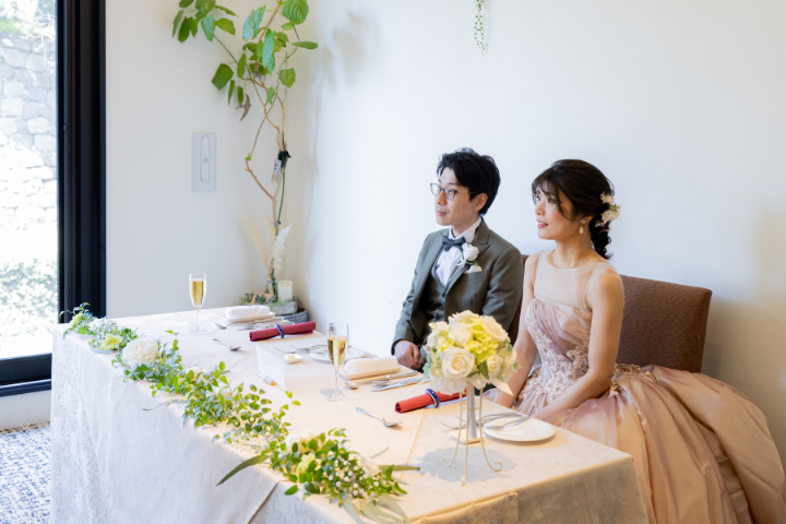 小さな結婚式熊本店　挙式レポート　No.３　藤崎八旛宮＆アシェット ドゥ キムラ会食（会食編）
