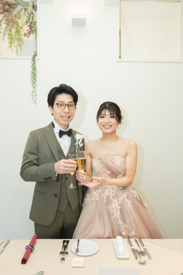 小さな結婚式熊本店　挙式レポート　No.３　藤崎八旛宮＆アシェット ドゥ キムラ会食（会食編）