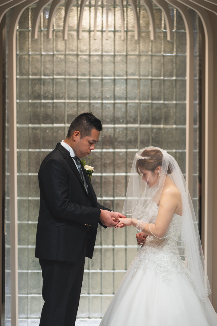 小さな結婚式熊本店　挙式レポート　No.29　３５名以上の挙式＆会食（挙式編）