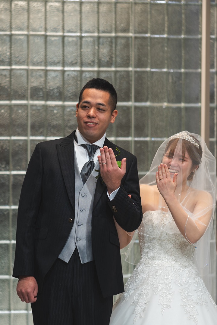 小さな結婚式熊本店　挙式レポート　No.29　３５名以上の挙式＆会食（挙式編）