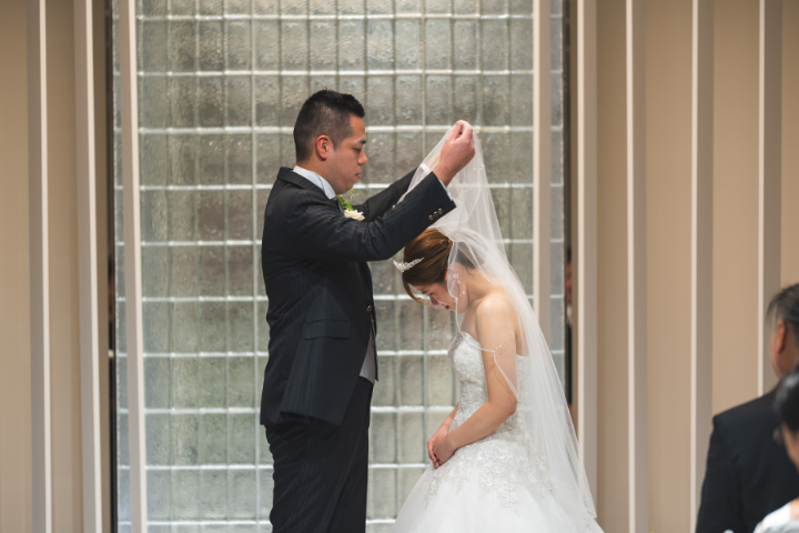 小さな結婚式熊本店　挙式レポート　No.29　３５名以上の挙式＆会食（挙式編）