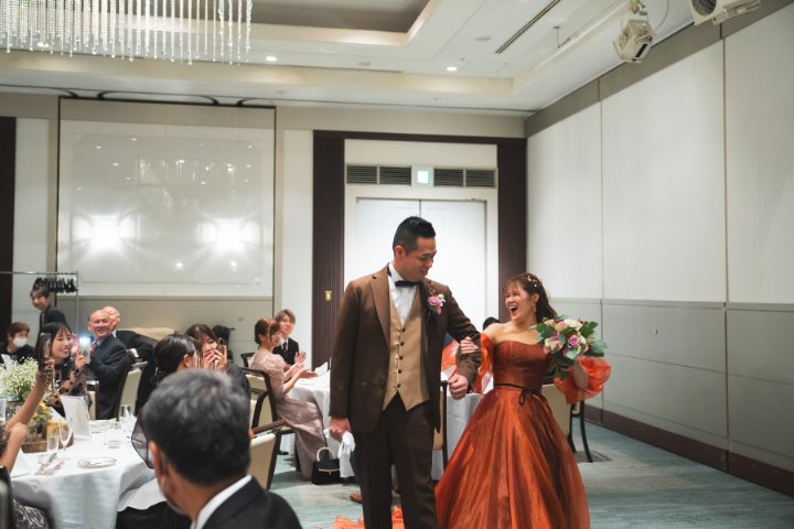 小さな結婚式熊本店　挙式レポート　No.30　３５名以上の挙式＆会食（ホテルメルパルク熊本）