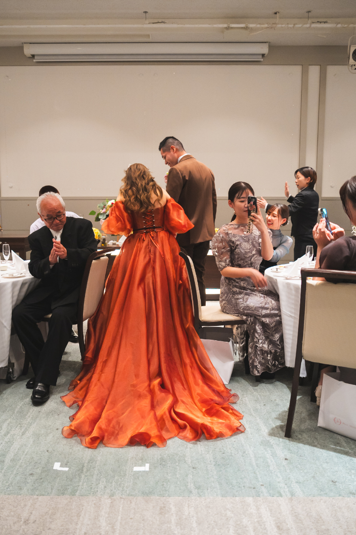 小さな結婚式熊本店　挙式レポート　No.30　３５名以上の挙式＆会食（ホテルメルパルク熊本）