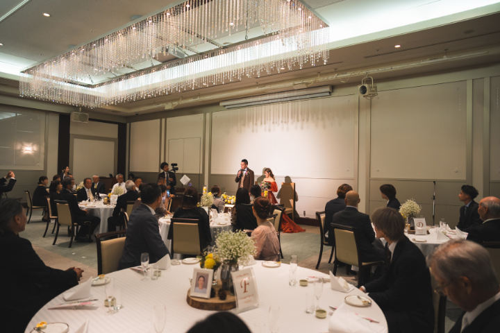 小さな結婚式熊本店　挙式レポート　No.30　３５名以上の挙式＆会食（ホテルメルパルク熊本）