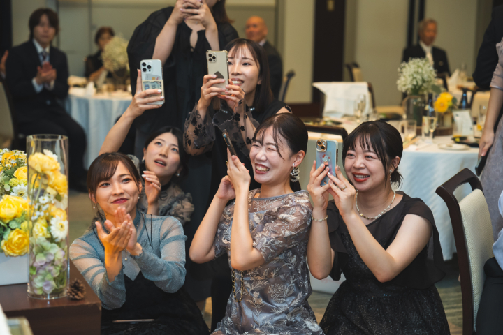 小さな結婚式熊本店　挙式レポート　No.30　３５名以上の挙式＆会食（ホテルメルパルク熊本）