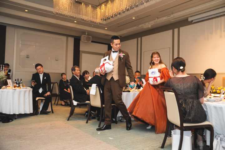 小さな結婚式熊本店　挙式レポート　No.30　３５名以上の挙式＆会食（ホテルメルパルク熊本）