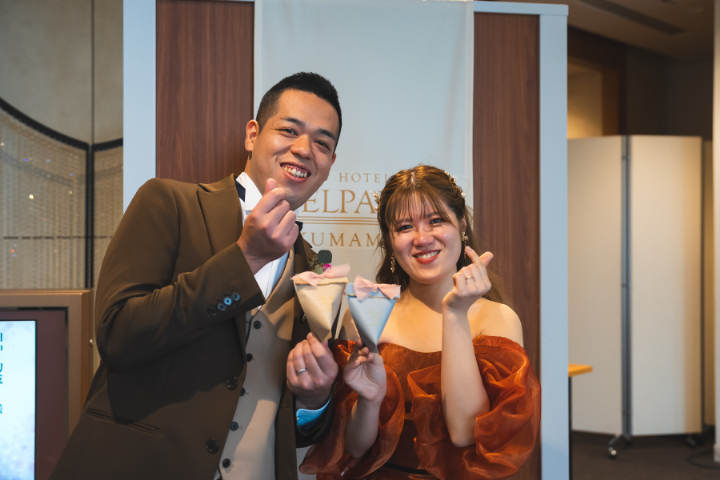 小さな結婚式熊本店　挙式レポート　No.30　３５名以上の挙式＆会食（ホテルメルパルク熊本）