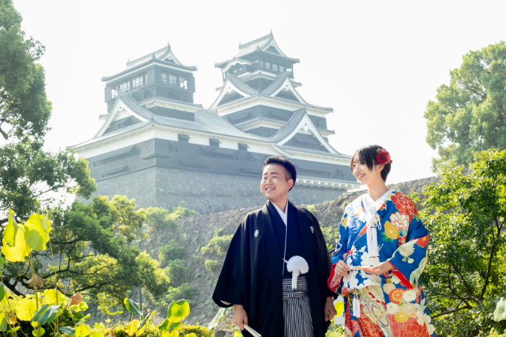 小さな結婚式熊本店 挙式レポート No.17 加藤神社での少人数挙式(イメージ撮影編)
