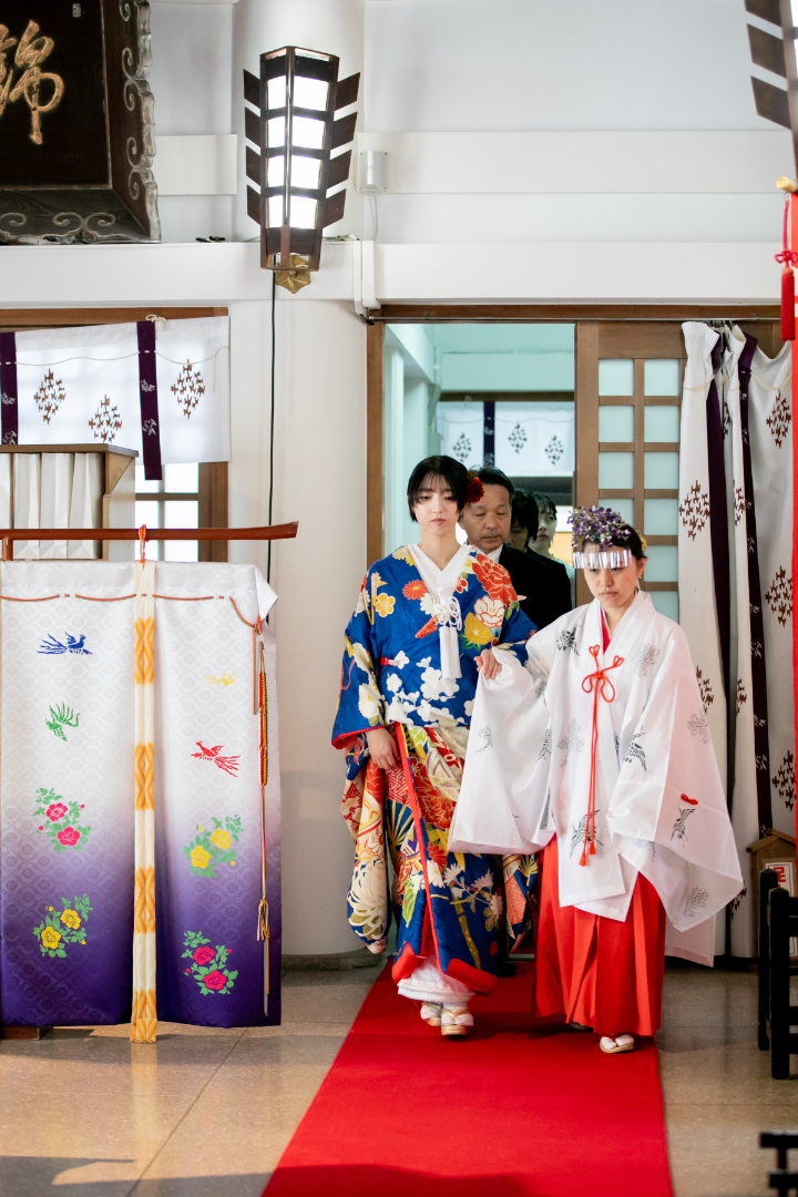 小さな結婚式熊本店 挙式レポート No.18 加藤神社での少人数挙式(挙式編)