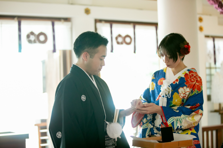 小さな結婚式熊本店 挙式レポート No.18 加藤神社での少人数挙式(挙式編)