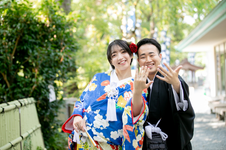 小さな結婚式熊本店 挙式レポート No.18 加藤神社での少人数挙式(挙式編)