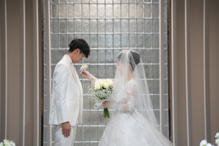 小さな結婚式熊本店　挙式レポート　No.27　少人数での挙式＆ホテル会食（15名　挙式編）