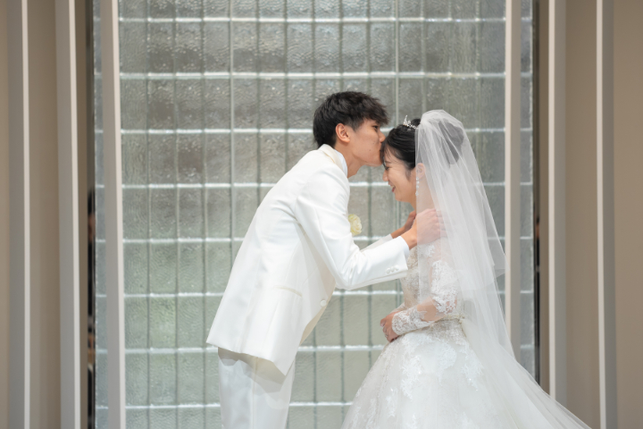 小さな結婚式熊本店　挙式レポート　No.27　少人数での挙式＆ホテル会食（15名　挙式編）