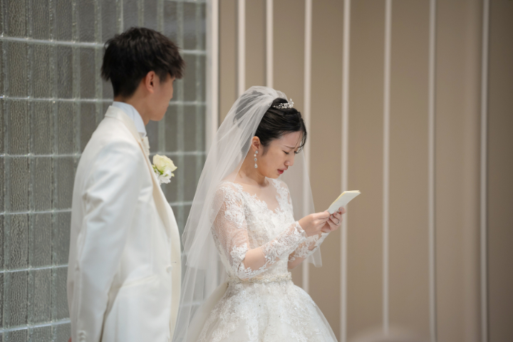 小さな結婚式熊本店　挙式レポート　No.27　少人数での挙式＆ホテル会食（15名　挙式編）