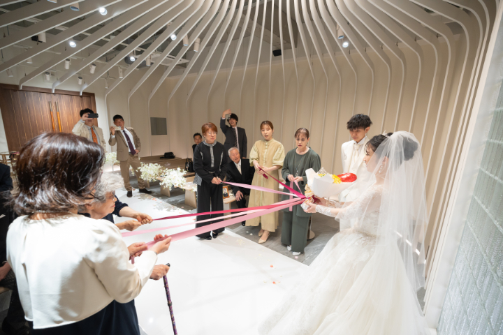 小さな結婚式熊本店　挙式レポート　No.27　少人数での挙式＆ホテル会食（15名　挙式編）