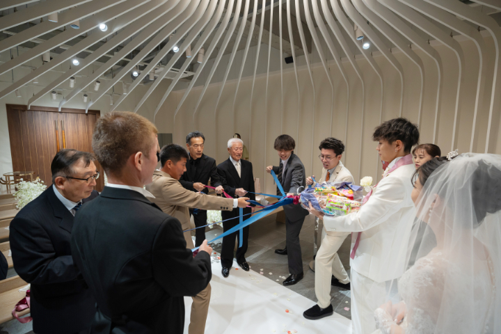 小さな結婚式熊本店　挙式レポート　No.27　少人数での挙式＆ホテル会食（15名　挙式編）