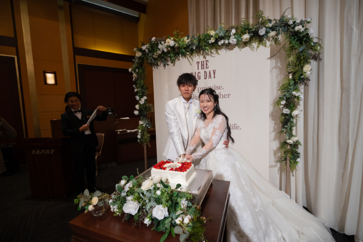 小さな結婚式熊本店　挙式レポート　No.28　少人数での挙式＆会食（ホテルメルパルク熊本）
