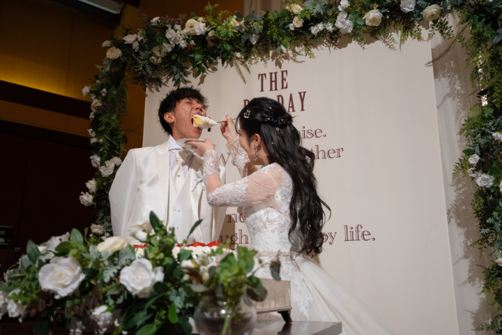 小さな結婚式熊本店　挙式レポート　No.28　少人数での挙式＆会食（ホテルメルパルク熊本）