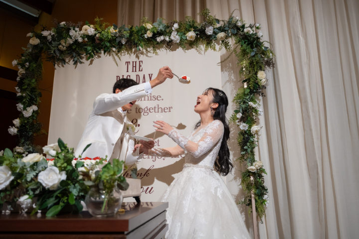 小さな結婚式熊本店　挙式レポート　No.28　少人数での挙式＆会食（ホテルメルパルク熊本）