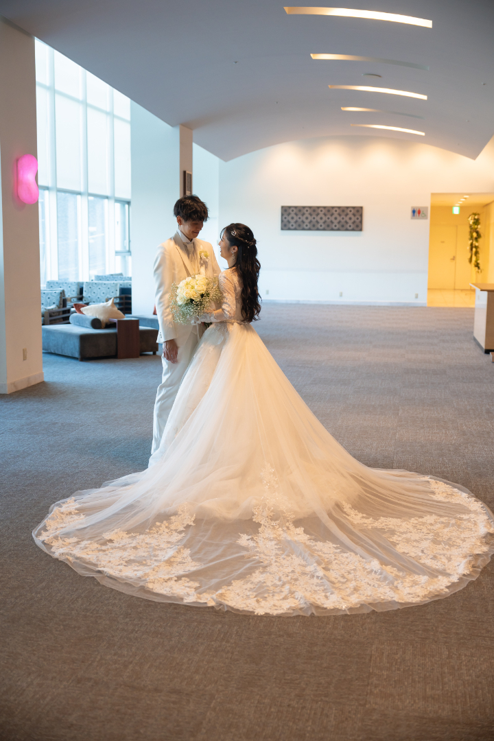 小さな結婚式熊本店　挙式レポート　No.28　少人数での挙式＆会食（ホテルメルパルク熊本）