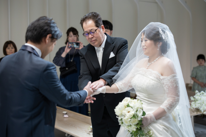 小さな結婚式熊本店　挙式レポート　No.12　少人数挙式＆会食（挙式編）