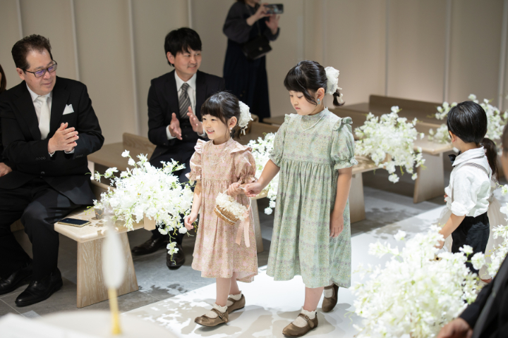 小さな結婚式熊本店　挙式レポート　No.12　少人数挙式＆会食（挙式編）