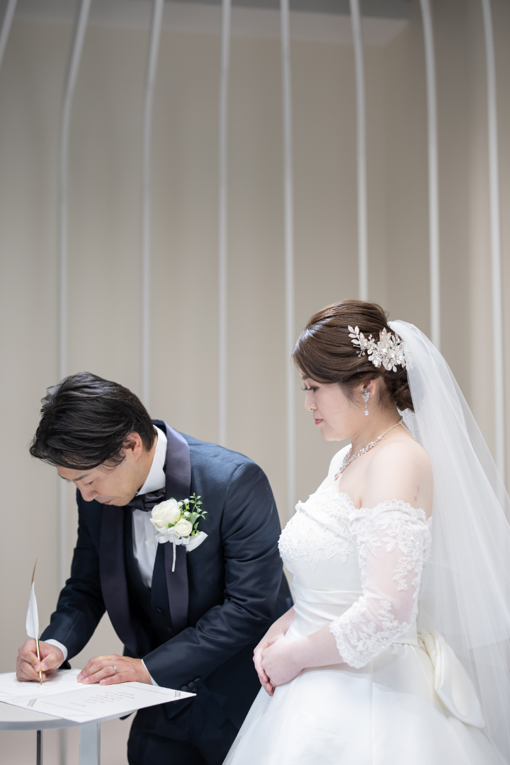 小さな結婚式熊本店　挙式レポート　No.12　少人数挙式＆会食（挙式編）