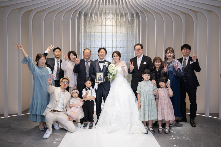 小さな結婚式熊本店　挙式レポート　No.12　少人数挙式＆会食（挙式編）