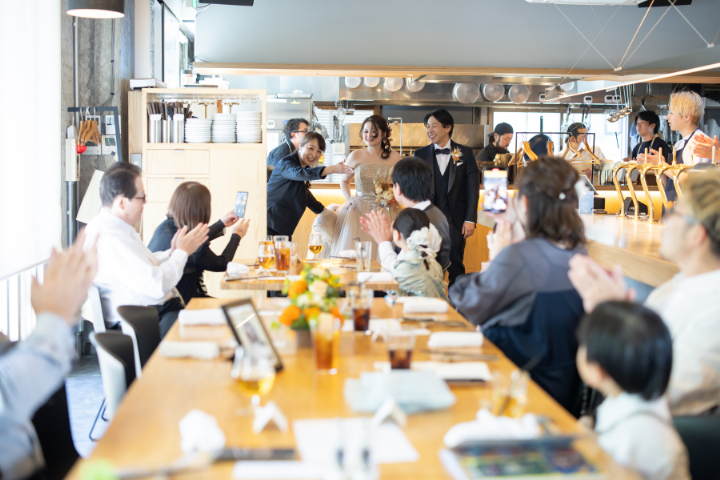 小さな結婚式熊本店　挙式レポート　No.13　少人数挙式＆会食（会食編）