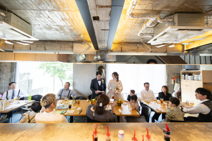 小さな結婚式熊本店　挙式レポート　No.13　少人数挙式＆会食（会食編）