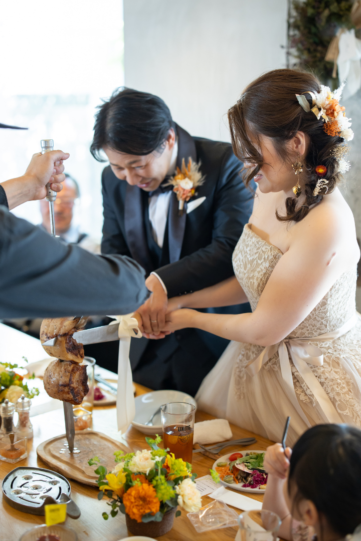 小さな結婚式熊本店　挙式レポート　No.13　少人数挙式＆会食（会食編）