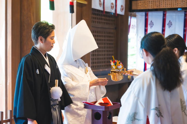 小さな結婚式熊本店 挙式レポート No.40 北岡神社での少人数神社式