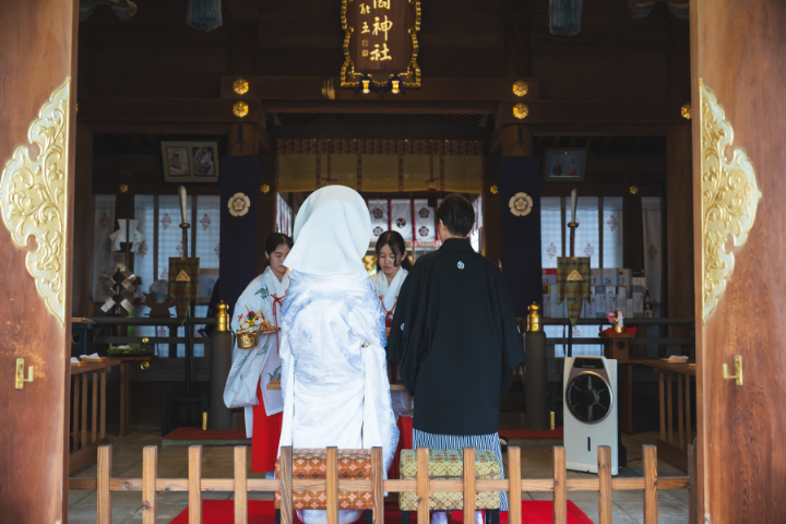 小さな結婚式熊本店 挙式レポート No.40 北岡神社での少人数神社式