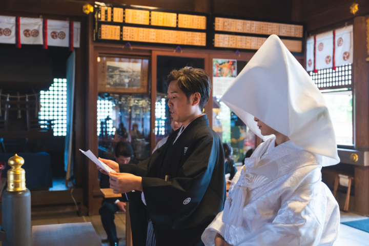 小さな結婚式熊本店 挙式レポート No.40 北岡神社での少人数神社式