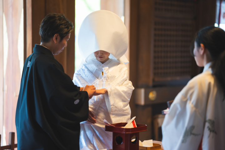 小さな結婚式熊本店 挙式レポート No.40 北岡神社での少人数神社式