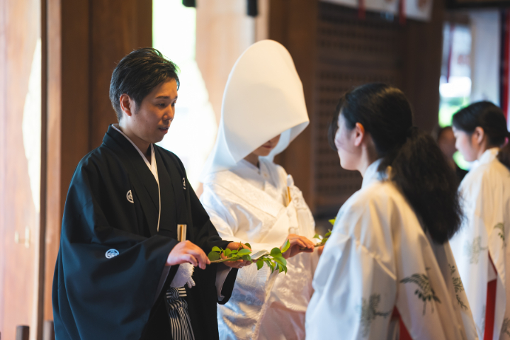 小さな結婚式熊本店 挙式レポート No.40 北岡神社での少人数神社式