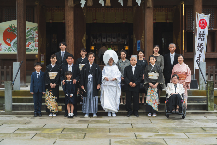 小さな結婚式熊本店 挙式レポート No.40 北岡神社での少人数神社式