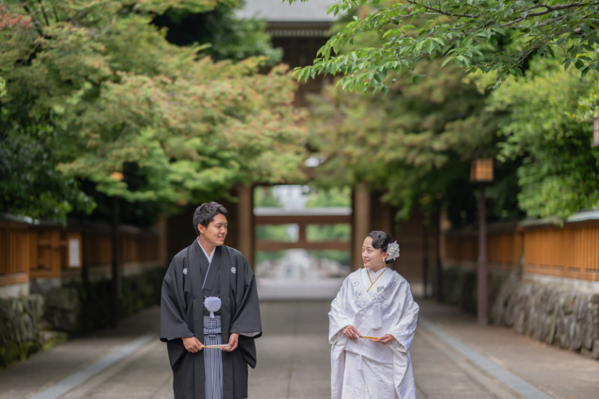 健軍神社での少人数挙式