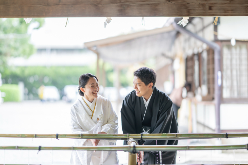 健軍神社での少人数挙式