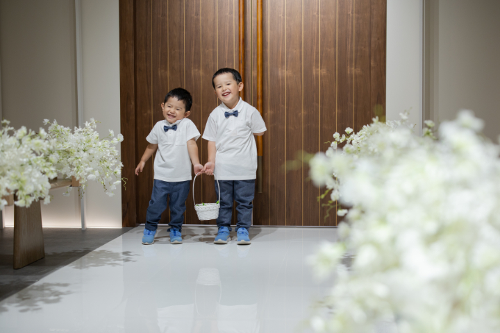 小さな結婚式熊本店　挙式レポート　No.15　パパママウエディング（挙式編）